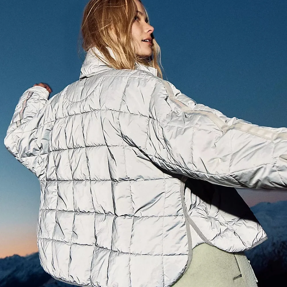 FP Movement by Free People Metallic Puffer Jacket - Picture 4 of 8